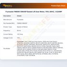 Frymaster FM806-5964SP Basket Lift Gear Motor, 115V, 60HZ, 1.02AMP