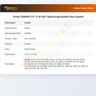 Groen 124849 11.5" X 14-5/8"  Red/orange Rubber Door Gasket
