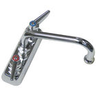 T&S Brass B1110M 4" CTR Deck Mount Faucet W/ 6" Swing Nozzle And Handle
