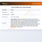 Hobart 343608-2 Door Chain Assembly
