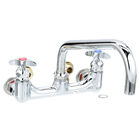 T&S Brass B-0290 8" Wall Faucet , 12"Spt,Leadfree