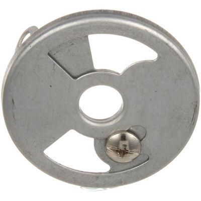 Southbend 1127299 Burner Twin Plate Air Shutter 2 Slots .463" Orifice Hole 2.092" DIA 2-1/4"OD