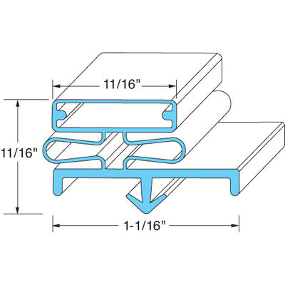 Delfield 1702302-DEL Door Gasket