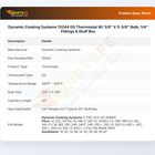 Dynamic Cooking Systems 13244 GS Thermostat W/ 3/8" X 5-3/8" Bulb, 1/4" Fittings & Stuff Box