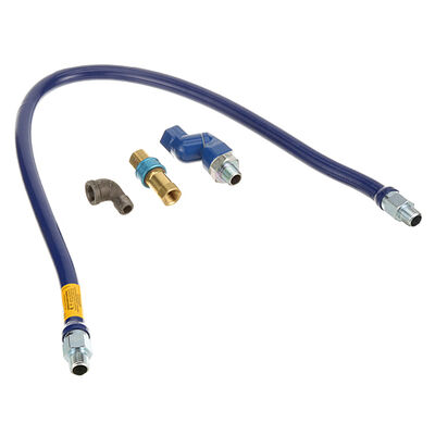 Dormont 1650BPQS48 Gas Hose Kit Snapfast 1/2" 48"