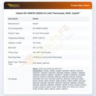 Hobart 00-419670-00002 Hi-Limit Thermostat, 450F, Cap30"