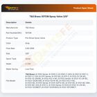 T&S Brass 107CM Spray Valve 3/8"