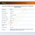 Vulcan Hart 115119G1 Thermostat Assembly D1/D18 W/ 3/16" X 13" Blub Pilot Ligh Dial & Bezel
