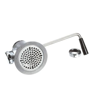 T&S Brass B-3942-XS Waste Drain Valve Short Twist Handle 3"