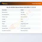 Star 2N-30519UL Warmer Element 120V  450W  11" X 22-1/4