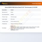 Groen 008163 1980 Series Snap Fit 36" Thermocouple, 20-30 MV