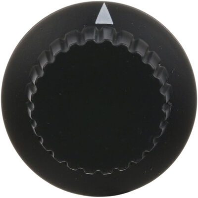 Garland 4516733 Black Pointer Dail, 1-3/4" DIA, 1/4" Hole With Screw Set