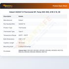 Hobart 342027-8 Thermostat SP, Temp 200-450,  3/16 X 10, 36
