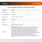 Frymaster FM806-3410 Safety Thermostat, Temp 425F