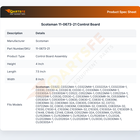 Scotsman 11-0673-21 Ice Machine Control Board