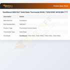 Southbend 58921ALT Solid State Thermostat RH36, TVES/10WC W/SE36N-TTT