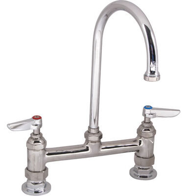 T&S Brass 0320 8" Deck Faucet , GSNK,Leadfree