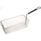 Garland 1069900 Twin Fryer Basket Blue 17-1/8" L, 8-1/4" W, 6" H Font Hook, Blue Plastic coated Handle