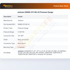 Jackson 06680-011-86-42 Pressure Gauge