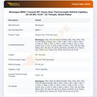 Montague BR65-1 Coaxial 48" Heavy Duty Thermocouple W/thick Capillary, 20-30 MV, 11/32"-32 Threads, Nickel Plated