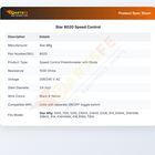 Star 8020 Speed Control