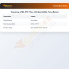 Accutemp AT2E-4717-1 Gas Griddle Flame Sensor REV A G2