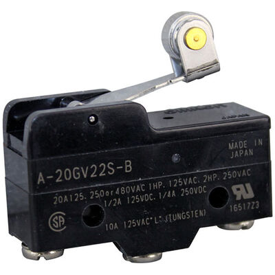 Garland GLG01137 Roller Lever Microswitch 1" MT Centers 20A 125/250/480V