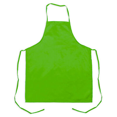 KNG 1033LMG Bib Apron Lime Green 32"