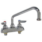 Faucet,4"deck, 8"spt,Leadfree For T&s Brass - Part# 1111m