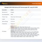 Blodgett 41163 Thermocouple 36" Long Heavy Duty
