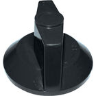 Hobart 719256 Black Plastic Burner Valve Knob, 2-1/2" DIA, OFF-ON, Mount .24"
