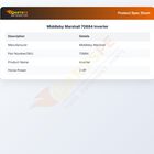Middleby Marshall 70884 Inverter