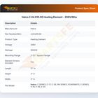 Hatco 2.04.610.00 Heating Element  - 208V/6Kw