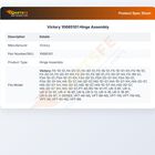 Victory 10685101 Hinge Assembly