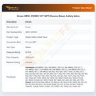 Groen GR10-512S50 1/2" NPT Chrome Steam Safety Valve