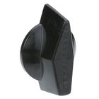 Star Mfg 2R4717 Black indicator Pointer Knob, 1-3/8" DIA, Mount .125", Double D Position