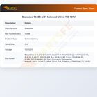 Blakeslee 12488  3/4" Solenoid Valve, 110-120V