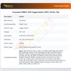 Frymaster FM807-1041 Toggle Switch, SPDT, On/On, Tab