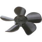 Glass Pro GT032804 5 Black Plastic Fan Blades, 5-1/2", CW Rotation, 3/16" Hole