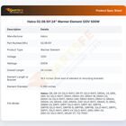 Hatco 02.08.101 24" Warmer Element 120V 500W