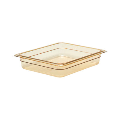 Cambro SP-318 1/2 SZ 2.5" Food Pan Amber High Heat