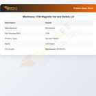 Manitowoc 1756 Magnetic Harvest Switch, LH
