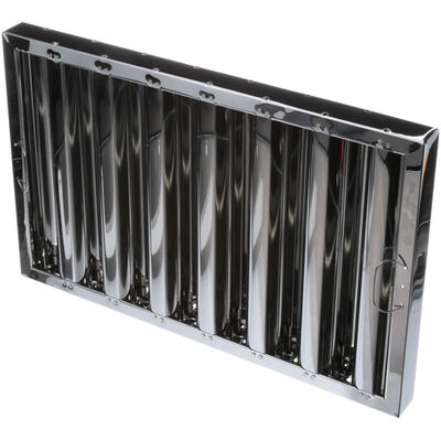 Captiveaire A0012491 S/S Baffle Hood Filter, 16" x 25" x 2"