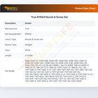 True 811504 Nozzle & Screw Set