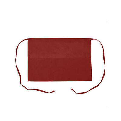Allpoints 1047BRG KNG 15 in Waist Apron Burgundy 3 Pockets