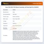 Dean 106-0933 115V Blower Assembly,  Left Hand Split Pot, 50/60HZ