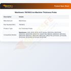 Manitowoc 7601603 Ice Machine Thickness Probe Assembly 14" Lead