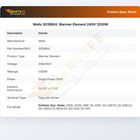 Wells 30398UL Warmer Element 240V 1200W