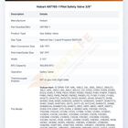 Hobart 497765-1 Pilot Safety Valve 3/8"