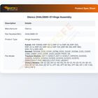 Glenco 2HAL0880-01 Hinge Assembly